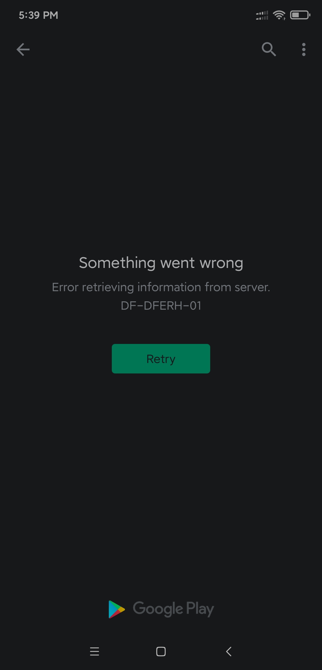 Xiaomi Miui 12 Google Play Store Error Df Dferh 01 When Upgrading Triponoid S World